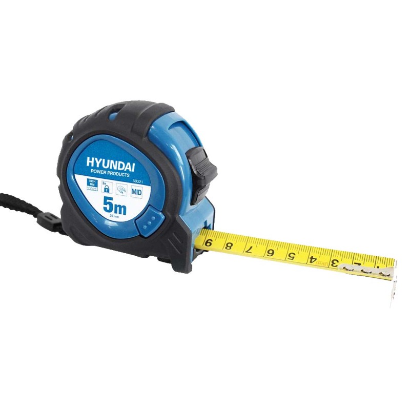 FLEXOMETRO DE 5M HYUNDAI (pack de 5 unidades)