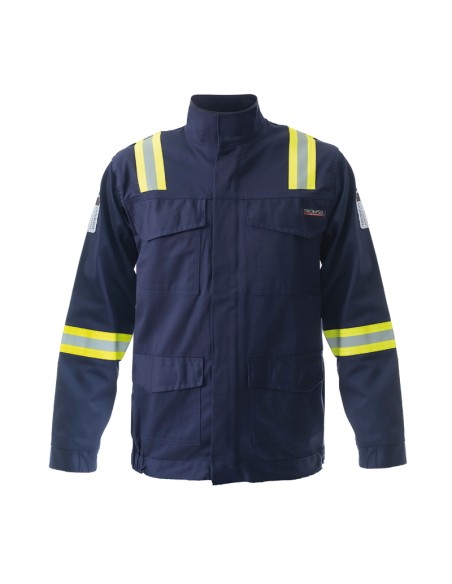 ARAPRO, chaqueta multiprotección azul marino con reflectante