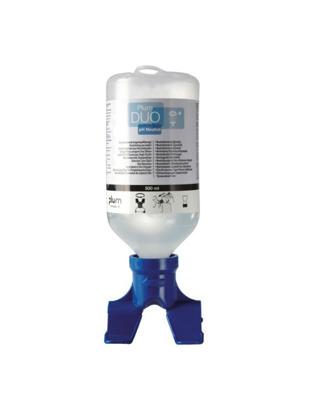 BOTELLA 500ml PLUM-DUO, PH NEUTRO para lavado de ojos