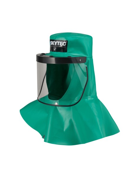 CHEMMASTER, escafandra de PVC con resistencia química, con visor y confección mejorada