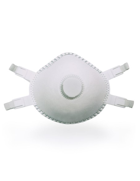 FFP3 NR D, mascarilla preformada con válvula (pack de 36 unidades)