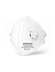 Ffp3 nr mascarilla plegable vertical con valvula