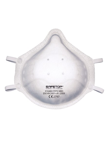 FFP3 NRD, máscara preformada S/V sello nasal ajuste rápido (pack de 36 unidades)