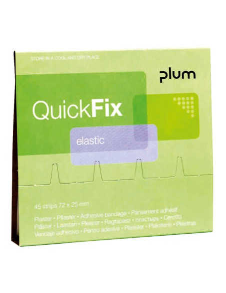 RELLENO QUICKFIX, dispensador 45 tiritas resistentes al agua (pack de 5 unidades)