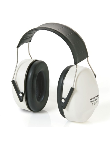 WHISPER, protector auditivo copas blancas SNR 28,45 Db (pack de 10 unidades)