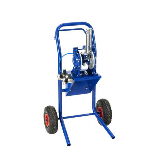 BOMBA NEUMATICA CEVIK PRO DOBLE MENBRANA 48 LITROS/MINUTO CON CARRO BT-214802
