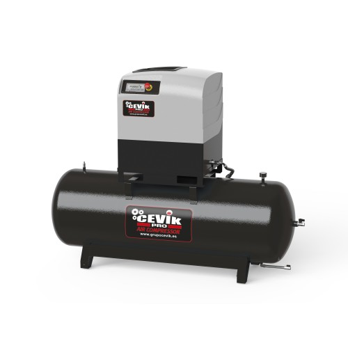 COMP. TORNILLO 10HP 500LT SECADOR CEVIK PRO CA-CT10D-500