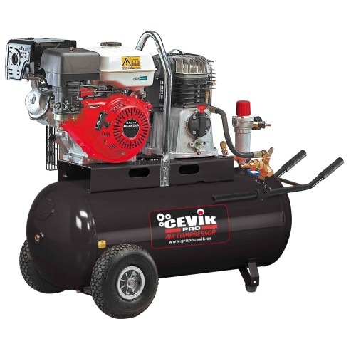 COMPRESOR GASOLINA 100LT 9HP GX270 CEVIK PRO CA-PRO109PETROL