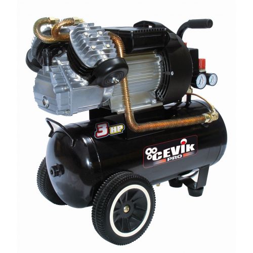 COMPRESOR CEVIK PRO 24 LITROS 3HP CABEZAL EN "V" CA-PRO25VX