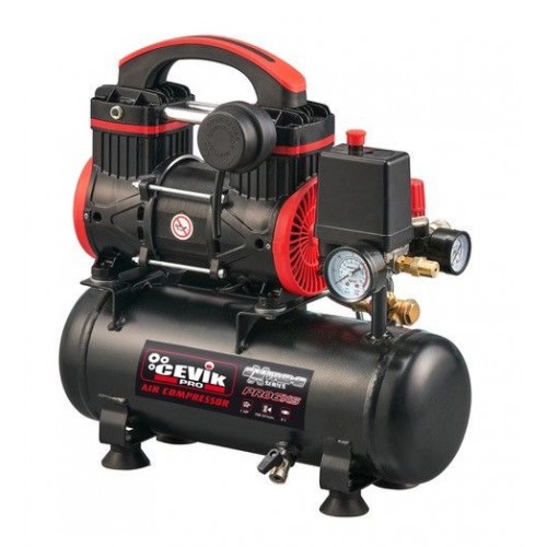 COMPRESOR SILENT 6L 1HP CEVIK PRO CA-PRO6XS