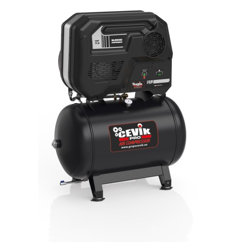 COMPRESOR SILENT CORREAS 270L 7.5HP CEVIKPRO CA-SILENT75-270